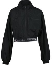 Tommy Hilfiger - Giacchetto corto in nylon con zip - Lyst