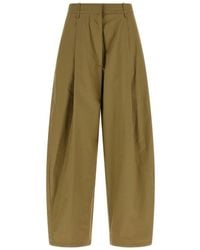 Nude - Wide Trousers - Lyst