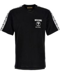 Moschino - Schwarzes Couture T-Shirt Zpj0708 2041 - Lyst