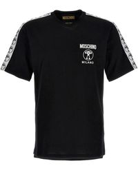 Moschino - Tops ,Zwart ,Katoen Zwart Couture T-Shirt Zpj 0708 2041 - Lyst