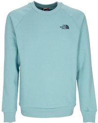 The North Face - Fitness ,Blauw ,Katoen Redbox Crewneck Sweatshirt Lange Mouw - Lyst