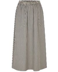 Lolly's Laundry - Rokken ,Veelkleurig ,Katoen Elegante Maxi Rok Met Strepen - Lyst