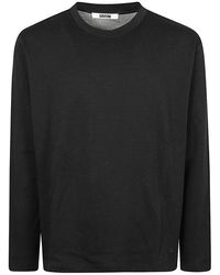 Grifoni - Schwarzes woll- und baumwoll-t-shirt - Lyst