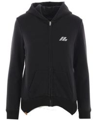 Balenciaga - Sudadera Negra Con Capucha Y Estampado De Logo Reflectante, Mujer, Talla - Lyst