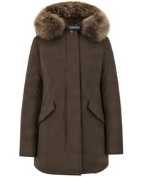 Woolrich - Jassen ,Bruin ,Katoen Arctic Parka - Lyst