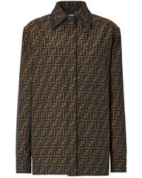 Fendi - Ff Canvas Jacket - Lyst