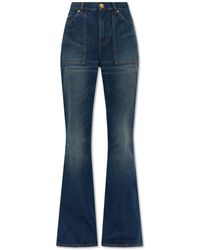 Balmain - Wide Jeans - Lyst