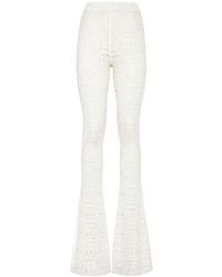 Philipp Plein - Lurex Knit Broeken Monogram - Lyst
