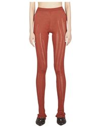 Marco Rambaldi - Geribbelde Gebreide Legging - Lyst
