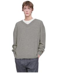 A.P.C. - Truien & Vesten ,Grijs ,Wol Dany Sweater - Lyst