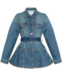 Alaïa - Denim Jackets - Lyst