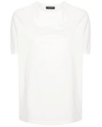 Fabiana Filippi - T-shirt e polo in jersey di cotone bianco - Lyst