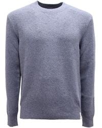 Brooksfield - Truien & Vesten ,Blauw ,Katoen Zware Katoenmix Trui, Gemaakt - Lyst