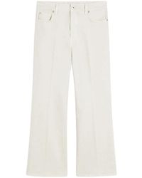 Weekend by Maxmara - Broeken ,Wit ,Katoen Polonia Jeans - Lyst
