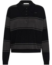 Gestuz - Tops ,Zwart ,Polyester Gzsilda Poloshirt - Lyst