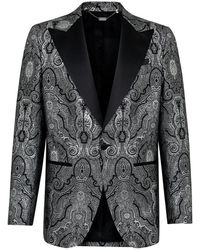Billionaire - Jassen ,Grijs ,Polyester Blazer Super Slim Fit Paisley - Lyst