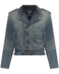 Balmain - Denim Jackets - Lyst