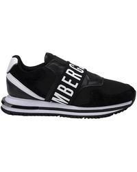 Bikkembergs - Sneakers casual in pelle nera - Lyst