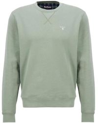 Barbour - Hoodies & Sweatvesten ,Groen ,Katoen Ridsdale Crew-Neck Sweatshirt - Lyst