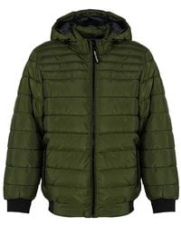Pepe Jeans - Jassen ,Groen ,Leer Down Jassen - Lyst