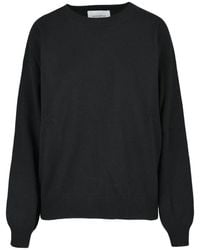 Ballantyne - Truien & Vesten ,Zwart ,Wol Wol Pullover Crew Neck Sweater - Lyst