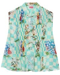 KENZO - Sleeveless Tops - Lyst
