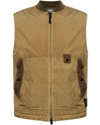 Stone Island - Geïsoleerd Vest Met Zakken - Lyst