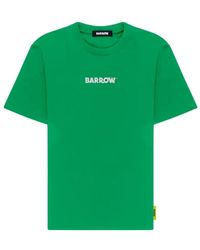 Barrow - Smile logo kurzarm t-shirt - Lyst
