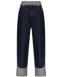 Marni - Jeans ,Blauw ,Katoen Inside-Out Jeans - Lyst