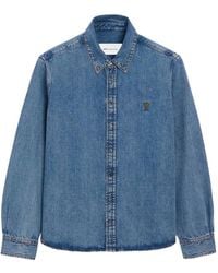 Ami Paris - Denim Shirts - Lyst