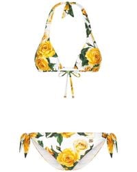 Dolce & Gabbana - Triangle Bikini - Lyst
