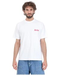 Arte' - T-shirt bianca con stampa cuore - Lyst