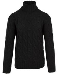 FILIPPO DE LAURENTIIS - Schwarzer pullover y28822 002 - Lyst