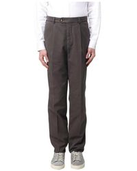 Brunello Cucinelli - Straight Trousers - Lyst