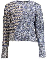 Desigual - Blauer Polyesterpullover - Lyst