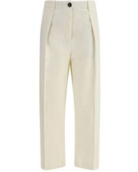 Brunello Cucinelli - Straight Trousers - Lyst