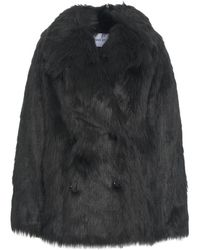 Stand Studio - Faux Fur Shearling Jas - Lyst