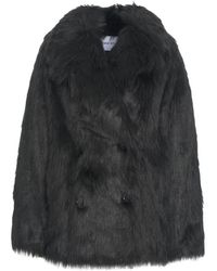Stand Studio - Faux Fur Shearling Jas - Lyst