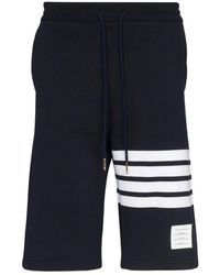 Thom Browne - Blaue loopback shorts ss23 - Lyst
