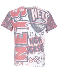 Mitchell & Ness - Tops ,Veelkleurig ,Katoen Nba Jumbotron 2.0 Tee Hardwood Classics - Lyst