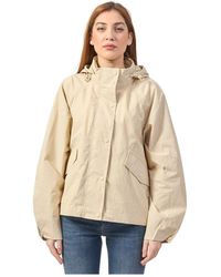 Ecoalf - Frühlingskapuzenjacke mit knöpfen - Lyst