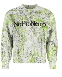 Aries - No Problemo Spray-Dye Sweatshirt - Lyst