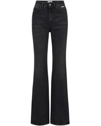Iceberg - Jeans ,Zwart ,Denim 5-Pocket Flared Jeans - Lyst