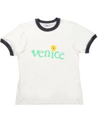 ERL - Venice baumwolle weißes t-shirt - Lyst