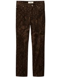 Ba&sh - Jeans ,Bruin ,Denim Slim Fit Denim Jeans - Lyst