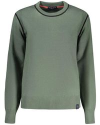 North Sails - Truien & Vesten ,Groen ,Polyester Verde Viscosa Sweater - Lyst