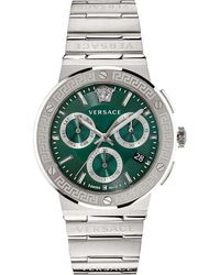 Versace - Herren Armbanduhr Greca Logo - Lyst