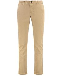 Moorer - Broeken ,Katoen Chino Broek Met Achterzakken - Lyst