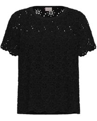 Marella - Overhemden ,Zwart ,Katoen T-Shirts - Lyst