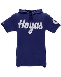 Mitchell & Ness - Hoodies & Sweatvesten ,Blauw ,Katoen Georgetown Hoyas Game Day Hoodie - Lyst